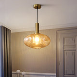Load image into Gallery viewer, Retro Lantern Shape Stained Glass Pendant Light -Homdiy
