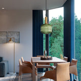 Load image into Gallery viewer, Retro Lantern Shape Stained Glass Pendant Light -Homdiy