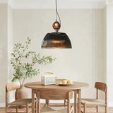 Load image into Gallery viewer, Mid century Retro Green Brown Glass Pendant Light 