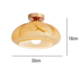 Load image into Gallery viewer, French Medieval-style Retro Glass Ceiling Lamp