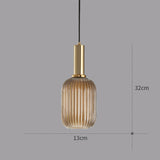 Load image into Gallery viewer, Retro Lantern Shape Stained Glass Pendant Light -Homdiy