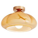 Load image into Gallery viewer, French Medieval-style Retro Glass Ceiling Lamp