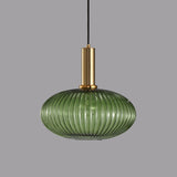 Load image into Gallery viewer, Retro Lantern Shape Stained Glass Pendant Light -Homdiy