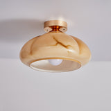 Load image into Gallery viewer, French Medieval-style Retro Glass Ceiling Lamp