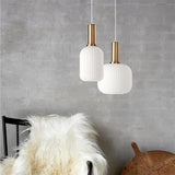 Load image into Gallery viewer, Retro Lantern Shape Stained Glass Pendant Light -Homdiy
