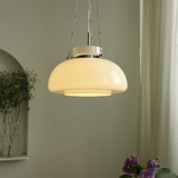 Load image into Gallery viewer, Mid-Century Modern Bauhaus Dome Glass Pendant Light 