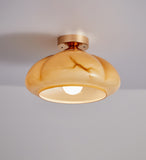 Load image into Gallery viewer, French Medieval-style Retro Glass Ceiling Lamp