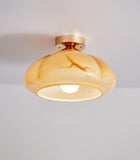 Load image into Gallery viewer, French Medieval-style Retro Glass Ceiling Lamp