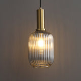 Load image into Gallery viewer, Retro Lantern Shape Stained Glass Pendant Light 
