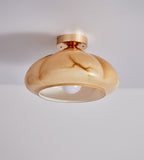 Load image into Gallery viewer, French Medieval-style Retro Glass Ceiling Lamp