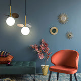 Load image into Gallery viewer, Modern Glass Art Colorful Macaron LED Pendant Light 