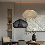 Load image into Gallery viewer, Vintage Pendant Light Rattan Drum Lampshade
