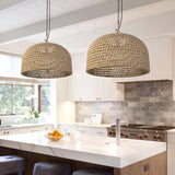 Load image into Gallery viewer, Retro Pendant Lights Hemp Rope Woven Lampshade