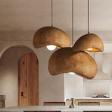 Load image into Gallery viewer, Nordic Brown Resin Oval Pendant Light