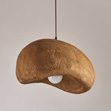 Load image into Gallery viewer, Nordic Brown Resin Oval Pendant Light