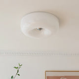 Load image into Gallery viewer, Cream Pudding Round Ceiling Lamp Living Room