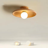 Load image into Gallery viewer, Flush Mount Solid Wooden Ceiling Light