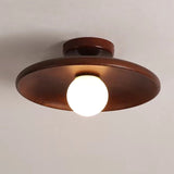 Load image into Gallery viewer, Flush Mount Solid Wooden Ceiling Light