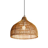 Load image into Gallery viewer, Simple Hand-woven Rattan Pendant Light Dining Room Kitchen Hanging Lamp