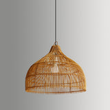 Load image into Gallery viewer, Simple Hand-woven Rattan Pendant Light Dining Room Kitchen Hanging Lamp