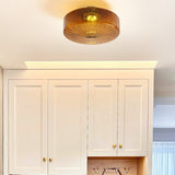 Load image into Gallery viewer, Amber Ceiling Light with Glass Shade for Bedroom