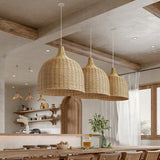 Load image into Gallery viewer, Bohemian Pendant Lampshade Rattan Woven Pendant Light