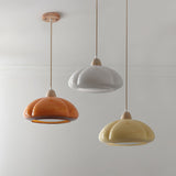 Load image into Gallery viewer, Vintage Pumpkin Glass Pendant Light