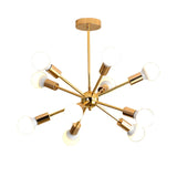 Load image into Gallery viewer, Metal Starburst Chandelier Light Modernist 6 Lights