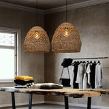 Load image into Gallery viewer, Natural Seagrass Pendant Light Handmade Lampshade