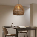 Load image into Gallery viewer, Natural Seagrass Pendant Light Handmade Lampshade