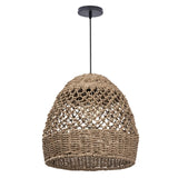 Load image into Gallery viewer, Natural Seagrass Pendant Light Handmade Lampshade