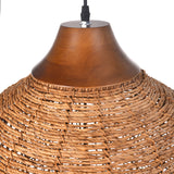 Load image into Gallery viewer, Oversize Rattan Pendant Light Kitchen Island Woven Cage Lampshade