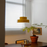 Load image into Gallery viewer, Modern Style Cylindrical Shade Metal Hanging Light in Orange