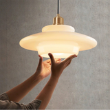 Load image into Gallery viewer, Art Decor Milk Glass Pendant Light