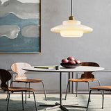 Load image into Gallery viewer, Art Decor Milk Glass Pendant Light
