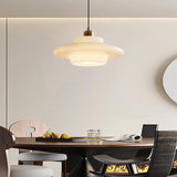 Load image into Gallery viewer, Mid Century Style Milk White Glass Pendant Light
