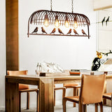 Load image into Gallery viewer, Industrial Style Metal birdcage chandelier
