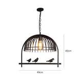 Load image into Gallery viewer, Industrial Style Metal birdcage chandelier