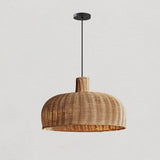 Load image into Gallery viewer, Retro Rattan Japanese Handwoven Restaurant Chandelier