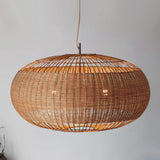 Load image into Gallery viewer, Rattan chandelier retro Japanese style wabi-sabi style bamboo pendant light