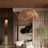Load image into Gallery viewer, Wabi-Sabi Style Japanese Rattan Pendant Light Fixture For Living Room