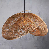 Load image into Gallery viewer, Wabi-Sabi Style Japanese Rattan Pendant Light Fixture For Living Room