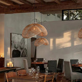 Load image into Gallery viewer, Wabi-Sabi Style Japanese Rattan Pendant Light Fixture For Living Room