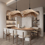 Load image into Gallery viewer, Double Layer Hemp Rope Umbrella Pendant Light