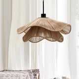 Load image into Gallery viewer, Double Layer Hemp Rope Umbrella Pendant Light