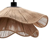 Load image into Gallery viewer, Double Layer Hemp Rope Umbrella Pendant Light
