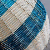 Load image into Gallery viewer, Kitchen Island Blue Rattan Pendant Light