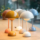 Load image into Gallery viewer, Danish Design Flowerpot Table Lamp Mushroom Metal Desk Lamp