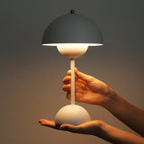 Load image into Gallery viewer, Danish Design Flowerpot Table Lamp Mushroom Metal Desk Lamp