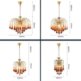 Load image into Gallery viewer, Classical Drop Glass Chandelier Italian Design Living Room Crystal Lighting